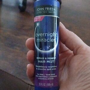 John Frieda Blue Overnight Miracles Hair Mist